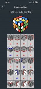 اسکرین شات برنامه Tutorial For Rubik's Cube 3