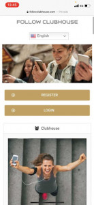 اسکرین شات برنامه Follow Clubhouse App 1