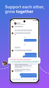 اسکرین شات 3 برنامه Speaky - Language Exchange