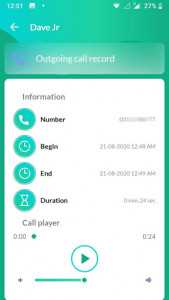 اسکرین شات برنامه Call Recorder - Auto Call Recorder App 8