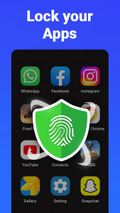 اسکرین شات برنامه App lock: Fingerprint App Lock 1