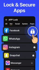 اسکرین شات برنامه App lock: Fingerprint App Lock 3