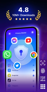 اسکرین شات 1 برنامه App Lock - Fingerprint Lock