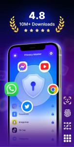 اسکرین شات برنامه App Lock - Fingerprint Lock 1