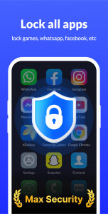 اسکرین شات برنامه App Lock - Lock Apps, Password 1