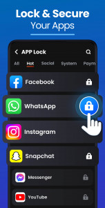 اسکرین شات 2 برنامه App Lock - Applock Fingerprint