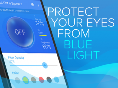 اسکرین شات برنامه Blue Light Filter for Eye Care 1