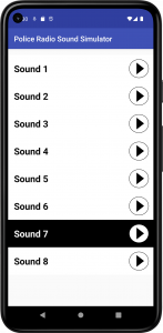 اسکرین شات برنامه Police Radio Sound Simulator 2