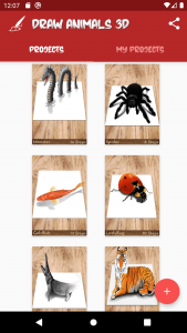 اسکرین شات 1 برنامه How to Draw Animals 3D