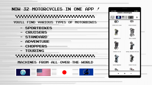 اسکرین شات برنامه Motorcycles - Engines Sounds 1