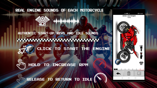 اسکرین شات برنامه Motorcycles - Engines Sounds 4