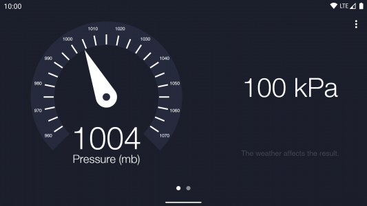 اسکرین شات برنامه Barometer and Altimeter App 2