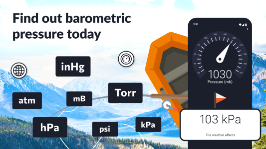 اسکرین شات 8 برنامه Barometer and Altimeter App