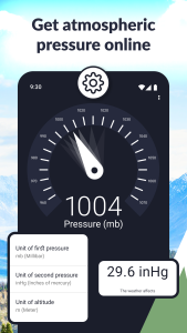 اسکرین شات 2 برنامه Barometer and Altimeter App