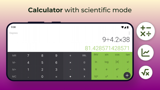 اسکرین شات 7 برنامه Calculator