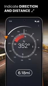 اسکرین شات برنامه Compass: Accurate Compass 4