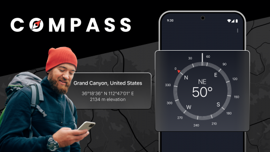 اسکرین شات برنامه Compass: Accurate Compass 7