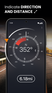 اسکرین شات برنامه Compass: Accurate Compass 6