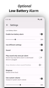 اسکرین شات 6 برنامه Full Battery Charge Alarm