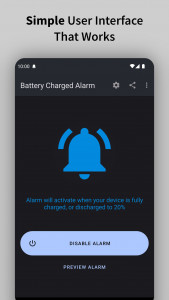 اسکرین شات برنامه Full Battery Charge Alarm 8