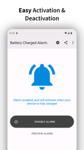 اسکرین شات 2 برنامه Full Battery Charge Alarm