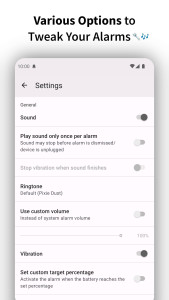 اسکرین شات 5 برنامه Full Battery Charge Alarm