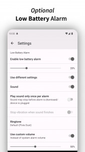 اسکرین شات برنامه Full Battery Charge Alarm 6
