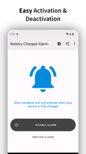 اسکرین شات 2 برنامه Full Battery Charge Alarm