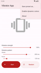 اسکرین شات برنامه Vibrator App 4