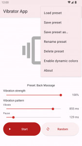 اسکرین شات برنامه Vibrator App 5