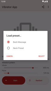اسکرین شات 6 برنامه Vibrator App