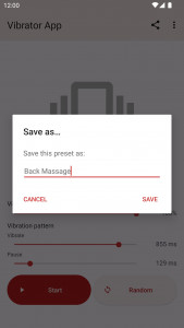 اسکرین شات برنامه Vibrator App 4
