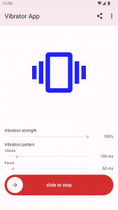 اسکرین شات برنامه Vibrator App 2