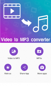 اسکرین شات برنامه Video To MP3 4