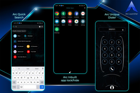 اسکرین شات 8 برنامه ARC Launcher® 2024 & 4D Themes