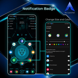 اسکرین شات 6 برنامه ARC Launcher® 2024 & 4D Themes