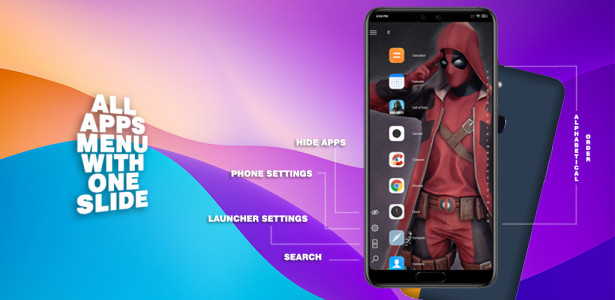 اسکرین شات 4 برنامه Win 10 Metro xLauncher