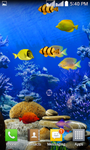 اسکرین شات برنامه Fishes Live Wallpaper 2020 - Aquarium Koi Bgs 1