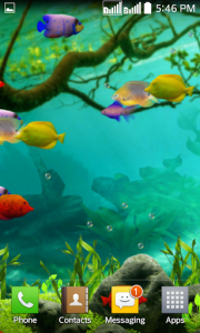 اسکرین شات برنامه Fishes Live Wallpaper 2020 - Aquarium Koi Bgs 2