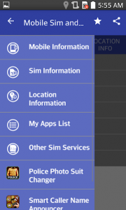 اسکرین شات برنامه Mobile, SIM and Location Info 7