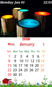 اسکرین شات برنامه Designer 2018 Calendar Themes 3