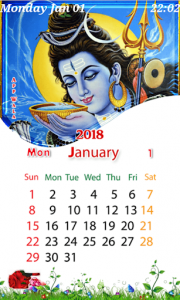 اسکرین شات برنامه Designer 2018 Calendar Themes 5