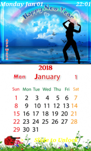 اسکرین شات برنامه Designer 2018 Calendar Themes 4