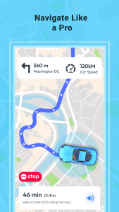 اسکرین شات 2 برنامه GPS Maps & Driving Directions