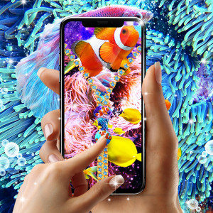 اسکرین شات 2 برنامه Aquarium lock screen