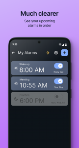 اسکرین شات برنامه Simple Alarm Clock 2
