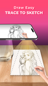اسکرین شات برنامه AR Drawing: Sketch & Paint Art 1