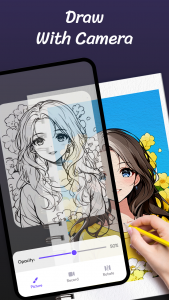 اسکرین شات 1 برنامه AR Drawing Paint Sketch Trace