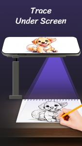 اسکرین شات 2 برنامه AR Drawing Paint Sketch Trace