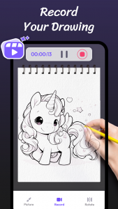 اسکرین شات 8 برنامه AR Drawing Paint Sketch Trace